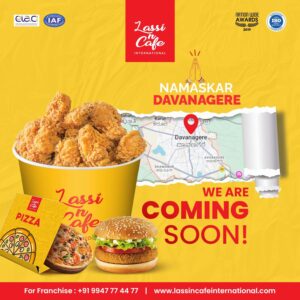 Best Café in Davanagere for Fried Chicken, Burgers, Pizza & More – Opening Soon!